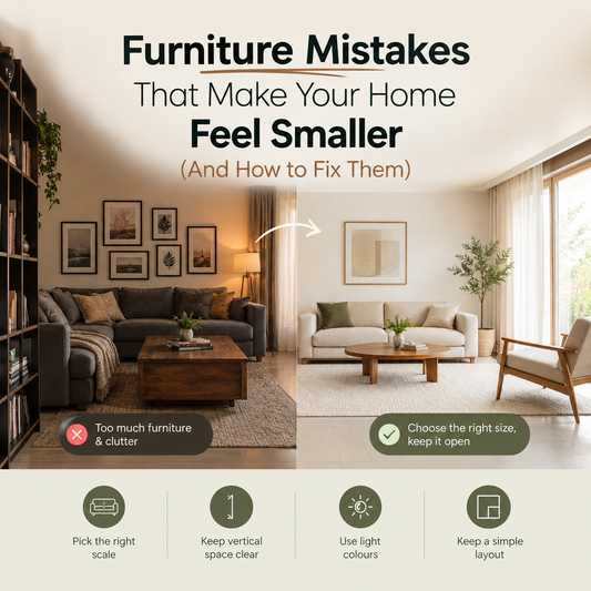 7 Furniture Mistakes That Make Your Home Feel Smaller (And How to Fix Them)