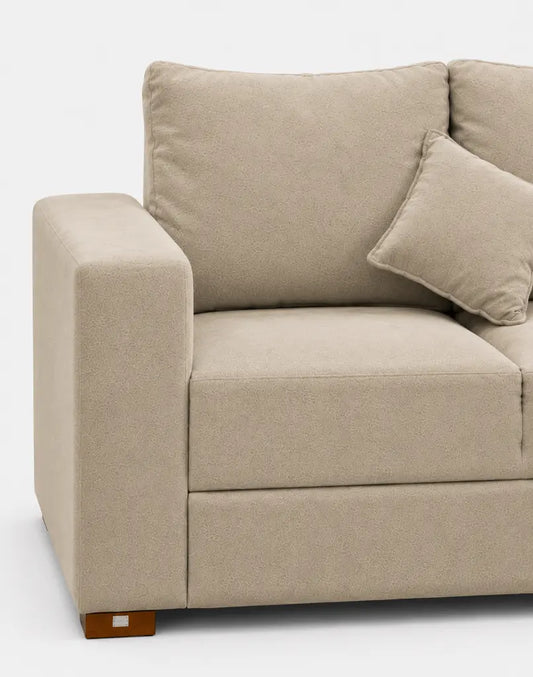 ComfyLux 2-Seater Fabric Sofa