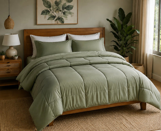 Luxury Queen Bed Comforter Set – 4 Piece | Soft & Comfortable Bedding Set