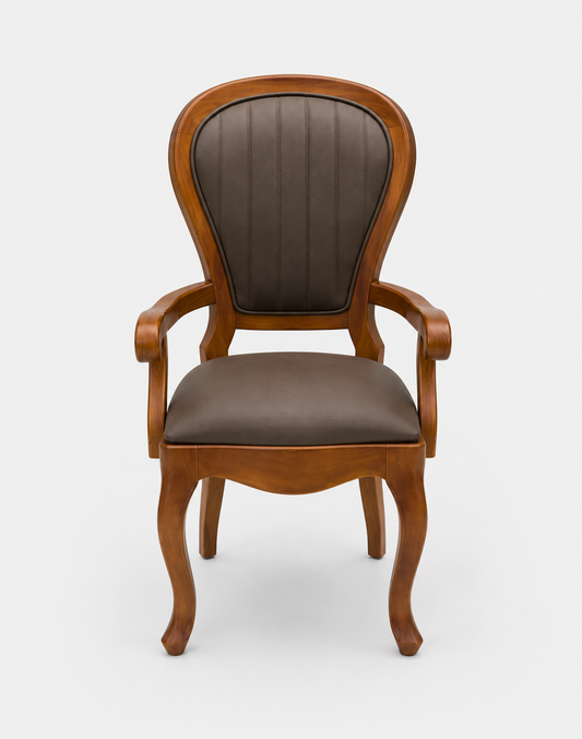 Classic Wooden Arm Dining Chair
